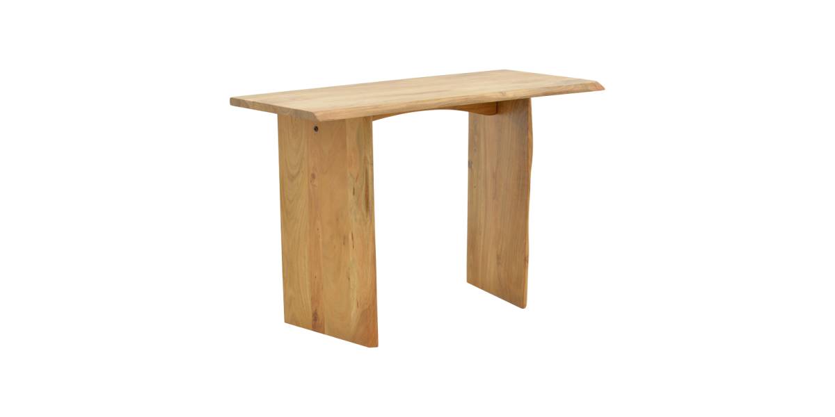 Κονσόλα Mende pakoworld μασίφ ξύλο ακακίας σε φυσική απόχρωση 110x50x76εκ