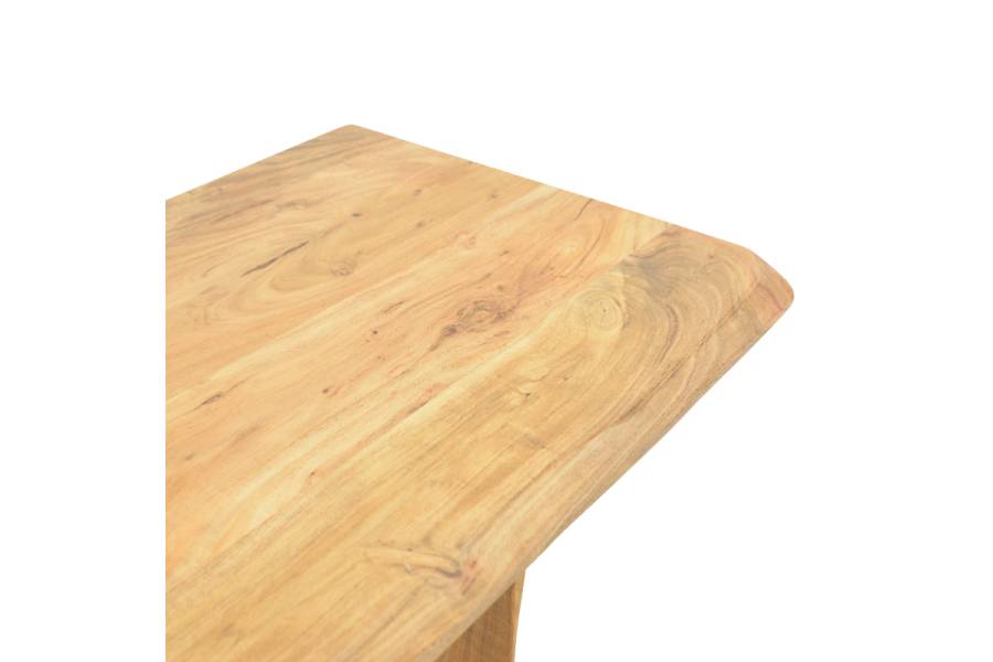Κονσόλα Mende pakoworld μασίφ ξύλο ακακίας σε φυσική απόχρωση 110x50x76εκ
