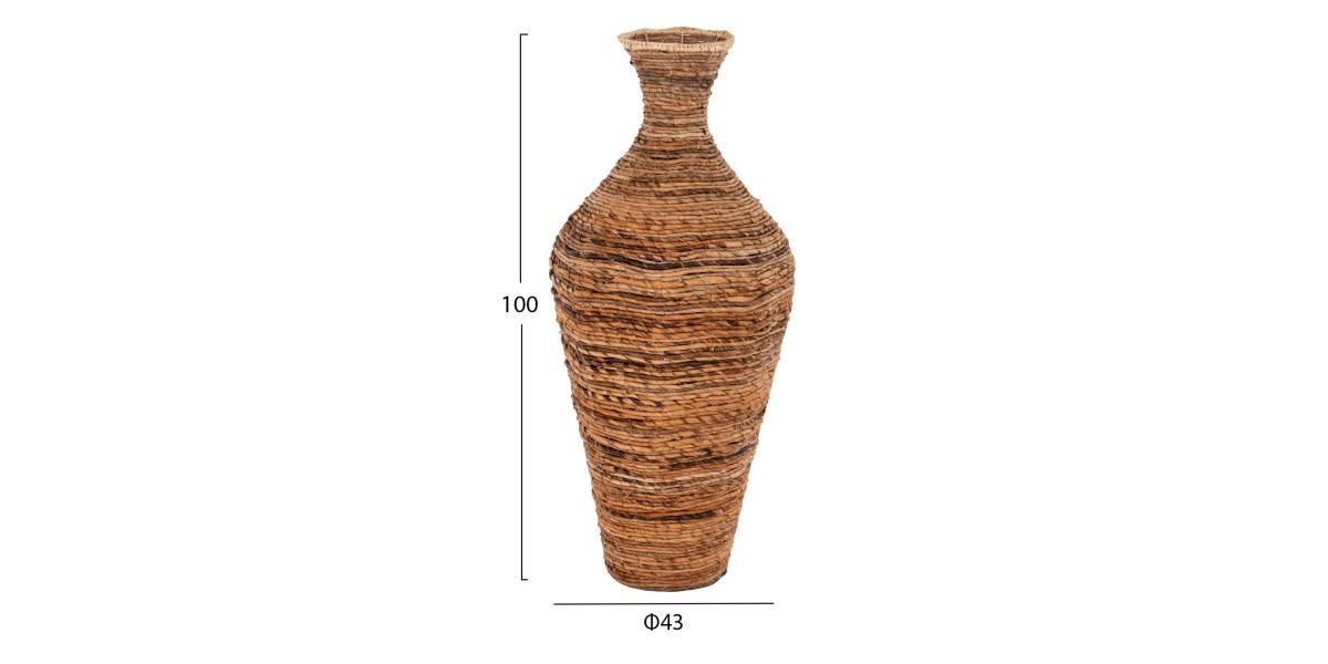 ΔΙΑΚΟΣΜΗΤΙΚΟ ΒΑΖΟ ΔΑΠΕΔΟΥ HM7836 ΑΠΟ ΨΑΘΑ ΜΠΑΝΑΝΑΣ- ΣΕ ΚΑΦΕ Φ43x100Υεκ.