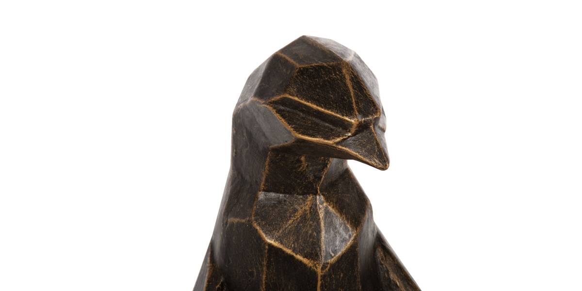 ΔΙΑΚΟΣΜΗΤΙΚΟ ΔΑΠΕΔΟΥ PENGUIN HM7914 GRC ΣΕ ΜΑΥΡΗ ΠΑΤΙΝΑ ΜΕ ΧΡΥΣΕΣ ΛΕΠΤΟΜΕΡΕΙΕΣ 45x45x100Y εκ.