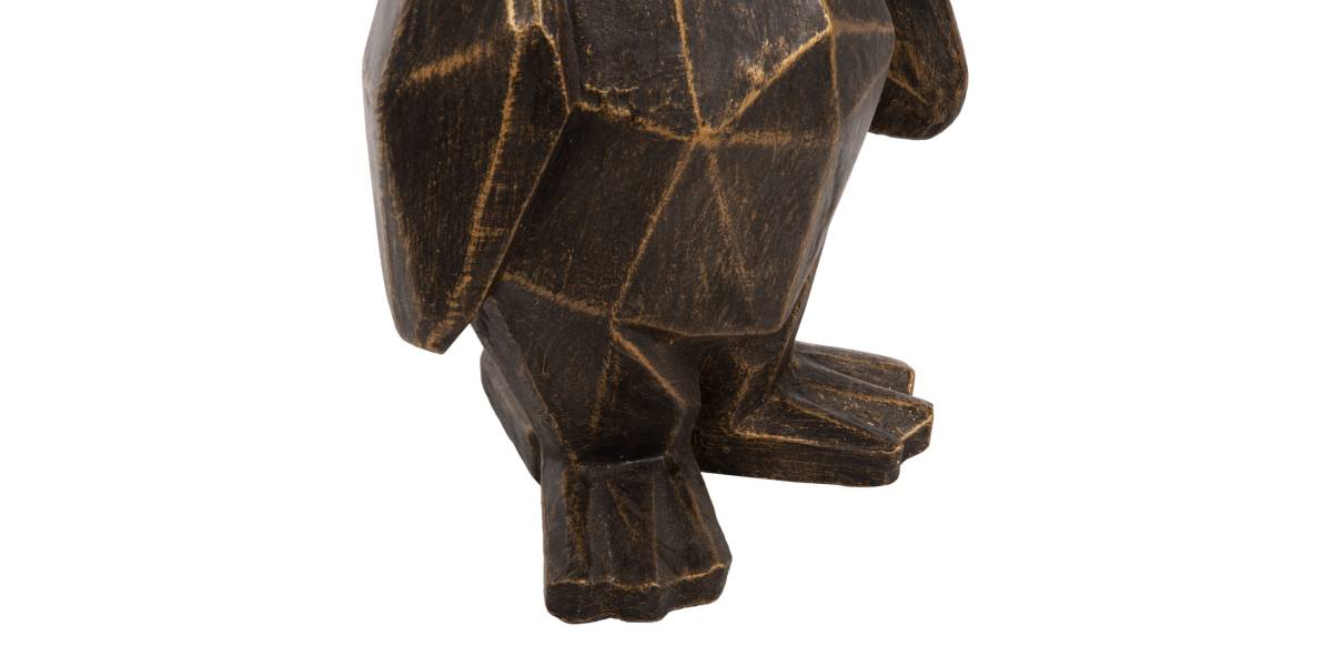 ΔΙΑΚΟΣΜΗΤΙΚΟ ΔΑΠΕΔΟΥ PENGUIN HM7914 GRC ΣΕ ΜΑΥΡΗ ΠΑΤΙΝΑ ΜΕ ΧΡΥΣΕΣ ΛΕΠΤΟΜΕΡΕΙΕΣ 45x45x100Y εκ.