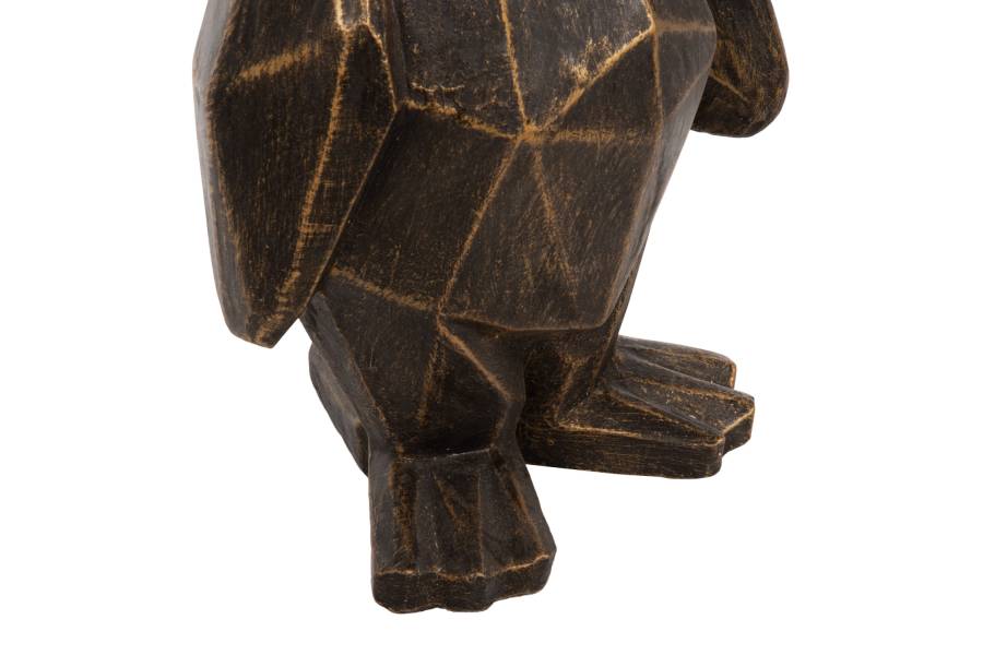 ΔΙΑΚΟΣΜΗΤΙΚΟ ΔΑΠΕΔΟΥ PENGUIN HM7914 GRC ΣΕ ΜΑΥΡΗ ΠΑΤΙΝΑ ΜΕ ΧΡΥΣΕΣ ΛΕΠΤΟΜΕΡΕΙΕΣ 45x45x100Y εκ.