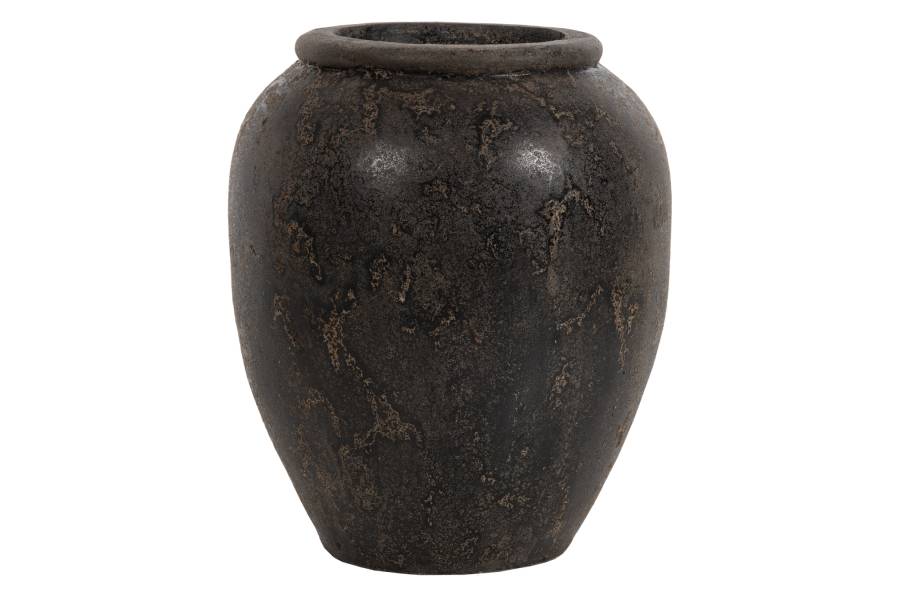 ΔΙΑΚΟΣΜΗΤΙΚΟ ΒΑΖΟ ΔΑΠΕΔΟΥ SPARTA HM7928 ΤΕΡΑΚΟΤΑ ΣΕ ΜΑΥΡΗ ΑΠΟΧΡΩΣΗ Φ44x49Υ εκ.