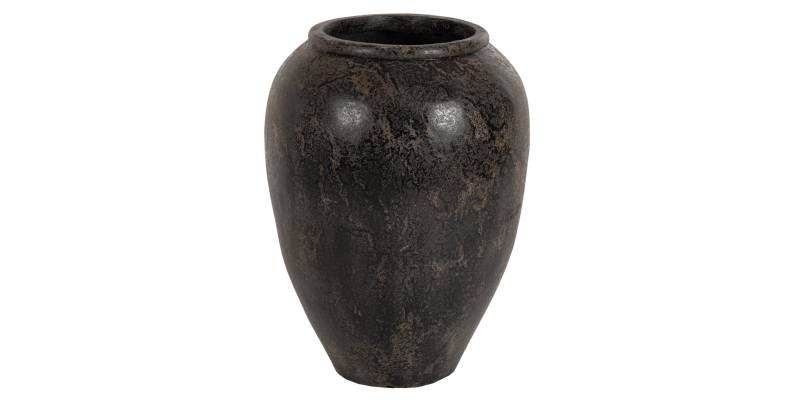 ΔΙΑΚΟΣΜΗΤΙΚΟ ΒΑΖΟ ΔΑΠΕΔΟΥ SPARTA HM7934 ΤΕΡΑΚΟΤΑ ΣΕ ΜΑΥΡΗ ΑΠΟΧΡΩΣΗ Φ66x85Υ εκ.