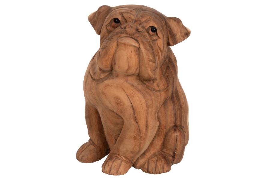 ΔΙΑΚΟΣΜΗΤΙΚΟ ΔΑΠΕΔΟΥ HM7926 DOZER BULLDOG ΞΥΛΟ SUAR ΣΕ ΦΥΣΙΚΟ ΧΡΩΜΑ 20x17x30Υεκ.