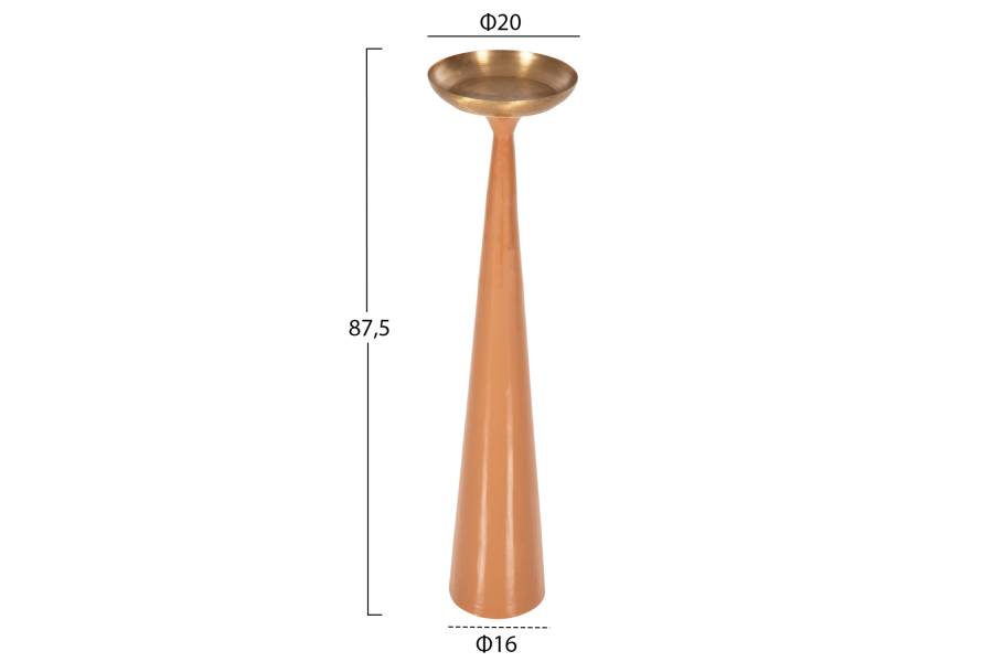 ΕΠΙΔΑΠΕΔΙΟ ΚΗΡΟΠΗΓΙΟ GUNTUR HM4383 ΜΕΤΑΛΛΟ ΣΕ ΣΟΜΟΝ-ΧΡΥΣΟ Φ20x87,5Υεκ.