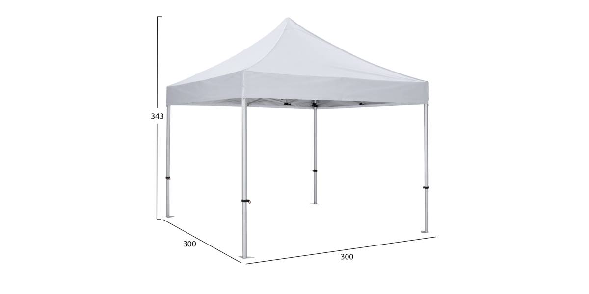 GAZEBO ΕΠΑΓΓΕΛΜΑΤΙΚΟ ΒΑΡΕΩΣ ΤΥΠΟΥ MATTHEW-AL HM6313 ΠΤΥΣΣΟΜΕΝΟ ΑΛΟΥΜΙΝΙΟΥ 3x3x3,4Y