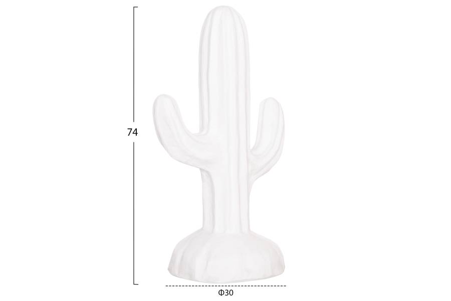 ΔΙΑΚΟΣΜΗΤΙΚΟΣ ΚΑΚΤΟΣ ΔΑΠΕΔΟΥ CACTUS HM4386.02S ΓΥΨΟΣ ΣΕ ΛΕΥΚΟ 42x30x74Υεκ