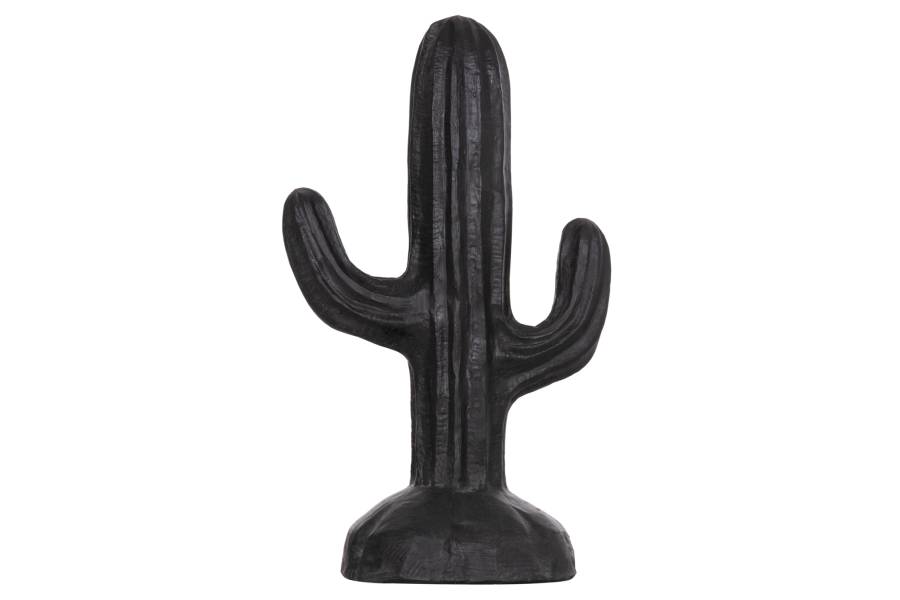 ΔΙΑΚΟΣΜΗΤΙΚΟΣ ΚΑΚΤΟΣ ΔΑΠΕΔΟΥ CACTUS HM4386.01S ΓΥΨΟΣ ΣΕ ΜΑΥΡΟ 42x30x74Υεκ.