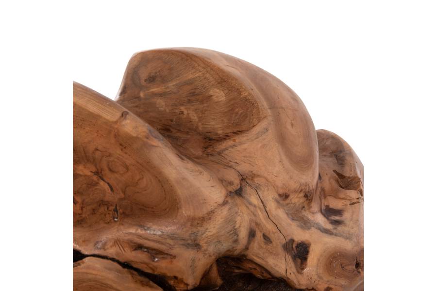 ΔΙΑΚΟΣΜΗΤΙΚΟ ΔΑΠΕΔΟΥ CLEMOR (M) HM18301 ΑΚΑΝΟΝΙΣΤΗ ΣΦΑΙΡΑ-ΞΥΛΟ ΤΕΑΚ--ΦΥΣΙΚΟ Φ40εκ.