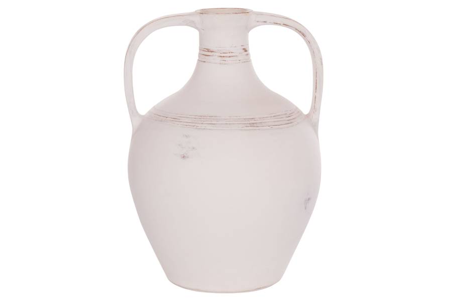 ΔΙΑΚΟΣΜΗΤΙΚΟΣ ΑΜΦΟΡΕΑΣ FEAX HM4676.02S ΛΕΥΚΗ ΤΕΡΑΚΟΤΑ--35x35x48Υεκ.