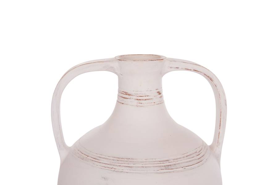 ΔΙΑΚΟΣΜΗΤΙΚΟΣ ΑΜΦΟΡΕΑΣ FEAX HM4676.02S ΛΕΥΚΗ ΤΕΡΑΚΟΤΑ--35x35x48Υεκ.