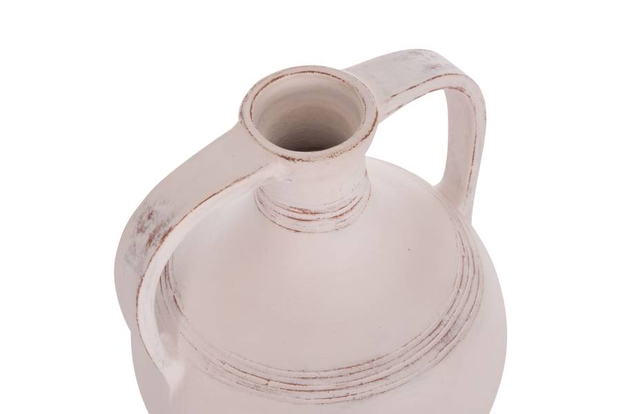 ΔΙΑΚΟΣΜΗΤΙΚΟΣ ΑΜΦΟΡΕΑΣ FEAX HM4676.02S ΛΕΥΚΗ ΤΕΡΑΚΟΤΑ--35x35x48Υεκ.