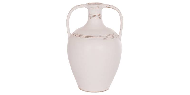 ΔΙΑΚΟΣΜΗΤΙΚΟΣ ΑΜΦΟΡΕΑΣ FEAX HM4676.02L ΛΕΥΚΗ ΤΕΡΑΚΟΤΑ--35x35x58Υεκ.