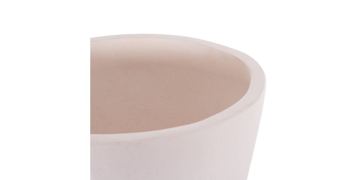 ΔΙΑΚΟΣΜΗΤΙΚΟ ΒΑΖΟ ΔΑΠΕΔΟΥ NEBULA HM4661.02 FIBER CEMENT ΛΕΥΚΟ--ΞΥΛΟ ΤΕΑΚ Φ60x115Υεκ.