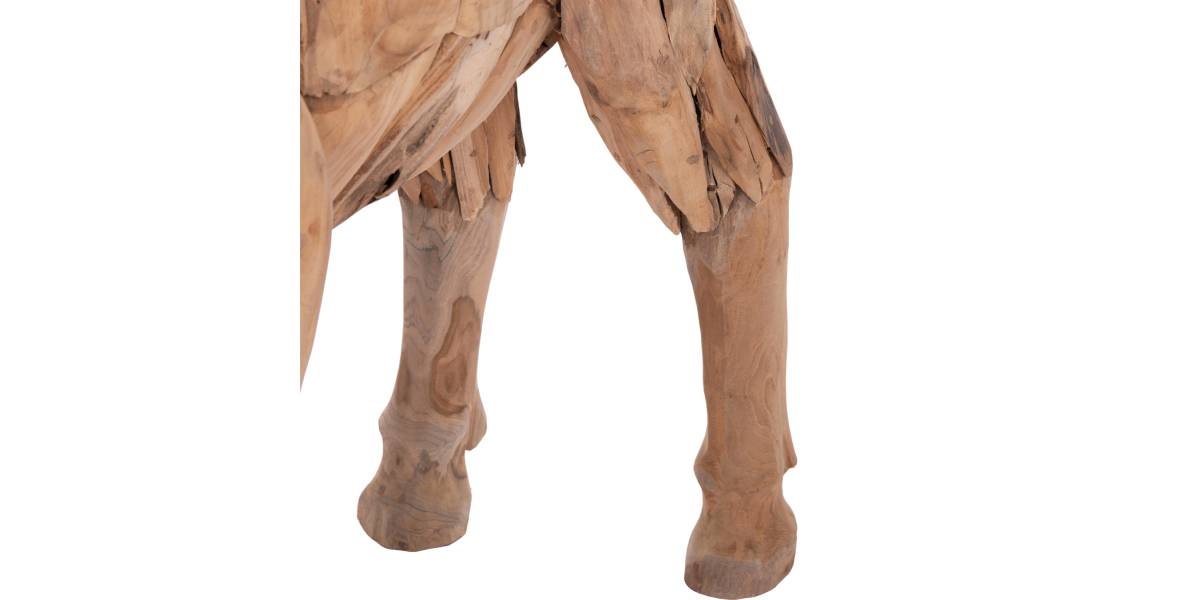 ΔΙΑΚΟΣΜΗΤΙΚΟ ΓΑΙΔΟΥΡΑΚΙ HM4387 ΑΝΑΚΥΛΩΜΕΝΟ ΞΥΛΟ ΤΕΑΚ ΣΕ ΦΥΣΙΚΟ 103x33x99,5Υεκ.