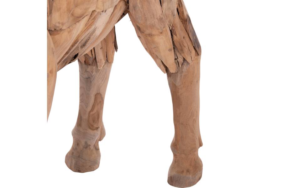 ΔΙΑΚΟΣΜΗΤΙΚΟ ΓΑΙΔΟΥΡΑΚΙ HM4387 ΑΝΑΚΥΛΩΜΕΝΟ ΞΥΛΟ ΤΕΑΚ ΣΕ ΦΥΣΙΚΟ 103x33x99,5Υεκ.