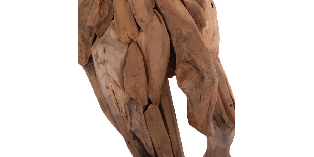 ΔΙΑΚΟΣΜΗΤΙΚΟ ΓΑΙΔΟΥΡΑΚΙ HM4387 ΑΝΑΚΥΛΩΜΕΝΟ ΞΥΛΟ ΤΕΑΚ ΣΕ ΦΥΣΙΚΟ 103x33x99,5Υεκ.