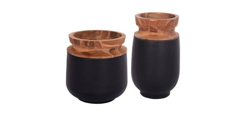 ΔΙΑΚΟΣΜΗΤΙΚΑ ΒΑΖΑ ΔΑΠΕΔΟΥ 2ΤΜΧ LINTER HM21140.01 FIBER CEMENT ΜΑΥΡΟ-ΞΥΛΟ ΤΕΑΚ 47Υ & 60Υεκ