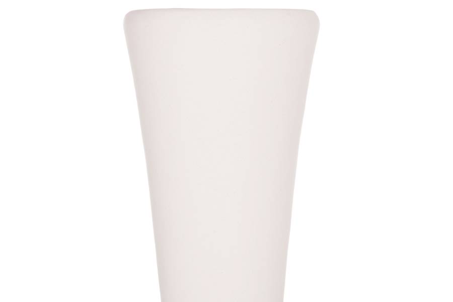 ΔΙΑΚΟΣΜΗΤΙΚΟ ΒΑΖΟ ΔΑΠΕΔΟΥ NEBULA HM4660.02M FIBER CEMENT ΛΕΥΚΟ--ΞΥΛΟ ΤΕΑΚ Φ45x148Υεκ