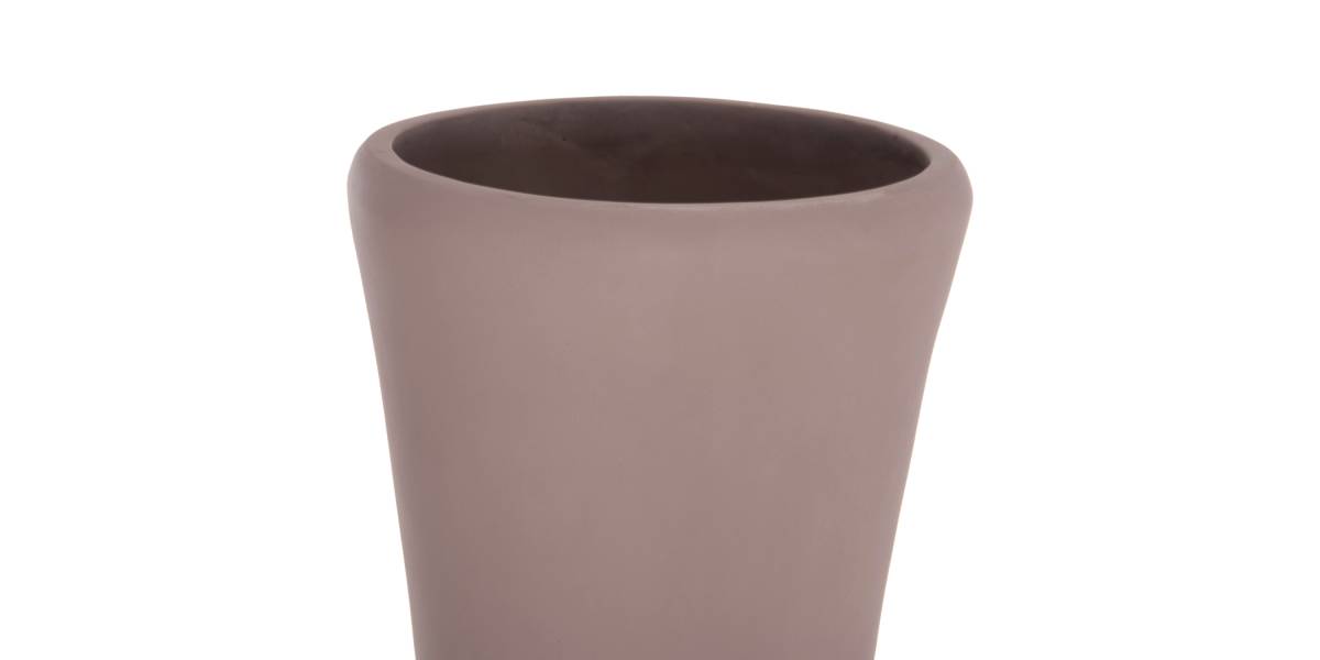 ΔΙΑΚΟΣΜΗΤΙΚΟ ΒΑΖΟ ΔΑΠΕΔΟΥ NEBULA HM4660.05M FIBER CEMENT TAUPE--ΞΥΛΟ ΤΕΑΚ Φ45x148Υεκ