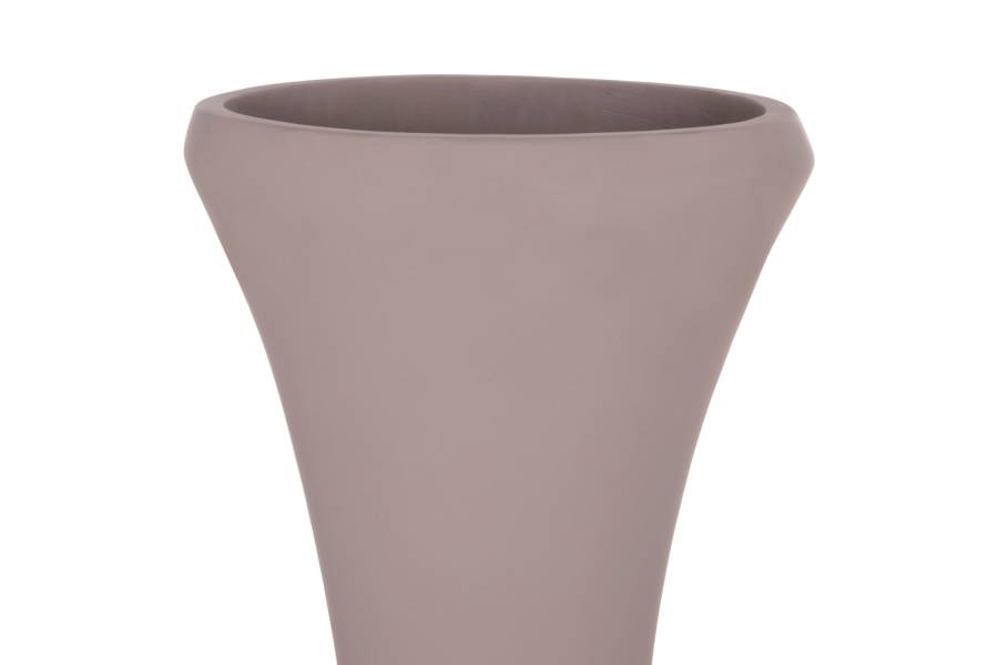 ΔΙΑΚΟΣΜΗΤΙΚΟ ΒΑΖΟ ΔΑΠΕΔΟΥ NEBULA HM4660.05S FIBER CEMENT TAUPE--ΞΥΛΟ ΤΕΑΚ Φ45x115Υεκ