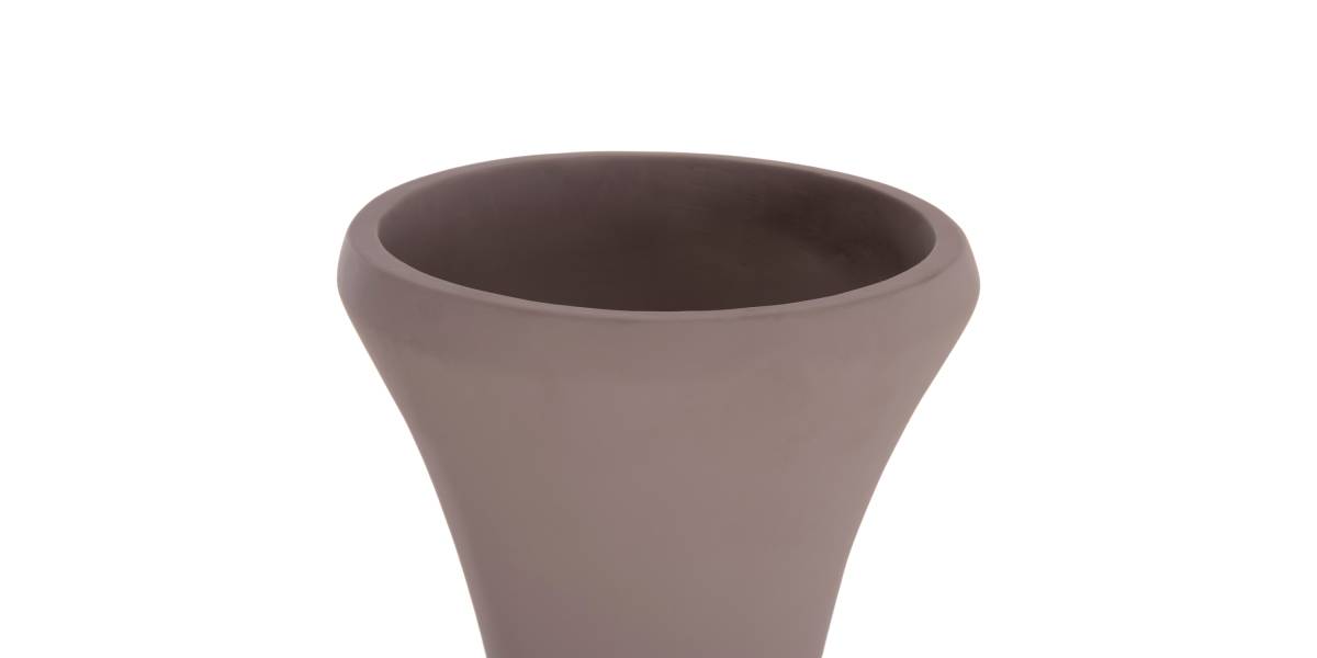 ΔΙΑΚΟΣΜΗΤΙΚΟ ΒΑΖΟ ΔΑΠΕΔΟΥ NEBULA HM4660.05S FIBER CEMENT TAUPE--ΞΥΛΟ ΤΕΑΚ Φ45x115Υεκ