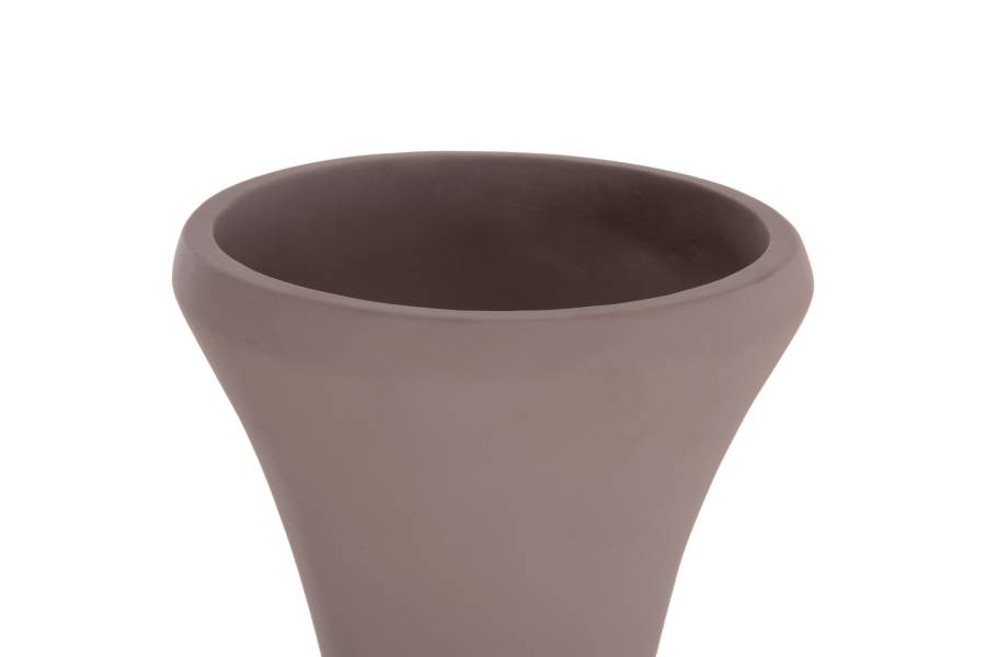 ΔΙΑΚΟΣΜΗΤΙΚΟ ΒΑΖΟ ΔΑΠΕΔΟΥ NEBULA HM4660.05S FIBER CEMENT TAUPE--ΞΥΛΟ ΤΕΑΚ Φ45x115Υεκ