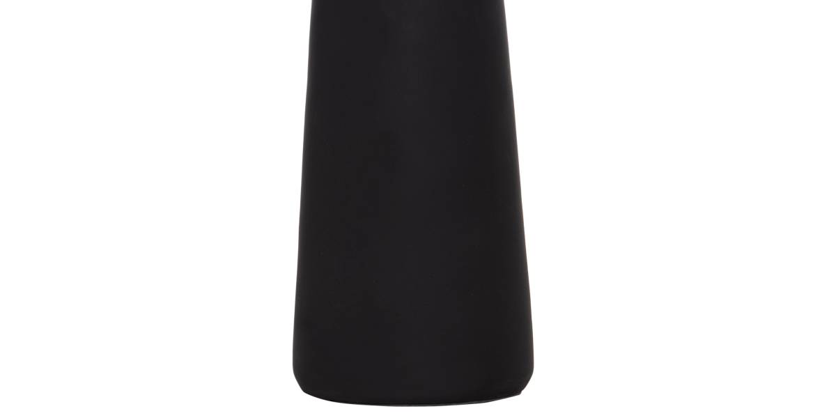 ΔΙΑΚΟΣΜΗΤΙΚΟ ΒΑΖΟ ΔΑΠΕΔΟΥ NEBULA HM4660.01L FIBER CEMENT ΜΑΥΡΟ--ΞΥΛΟ ΤΕΑΚ Φ45x172Υεκ