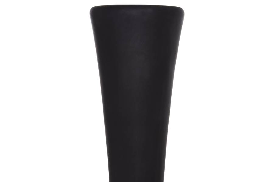 ΔΙΑΚΟΣΜΗΤΙΚΟ ΒΑΖΟ ΔΑΠΕΔΟΥ NEBULA HM4660.01M FIBER CEMENT ΜΑΥΡΟ--ΞΥΛΟ ΤΕΑΚ Φ45x148Υεκ