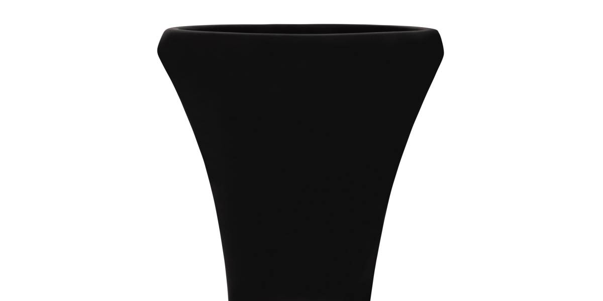 ΔΙΑΚΟΣΜΗΤΙΚΟ ΒΑΖΟ ΔΑΠΕΔΟΥ NEBULA HM4660.01S FIBER CEMENT ΜΑΥΡΟ--ΞΥΛΟ ΤΕΑΚ Φ45x115Υεκ