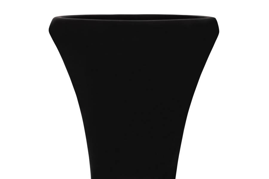 ΔΙΑΚΟΣΜΗΤΙΚΟ ΒΑΖΟ ΔΑΠΕΔΟΥ NEBULA HM4660.01S FIBER CEMENT ΜΑΥΡΟ--ΞΥΛΟ ΤΕΑΚ Φ45x115Υεκ