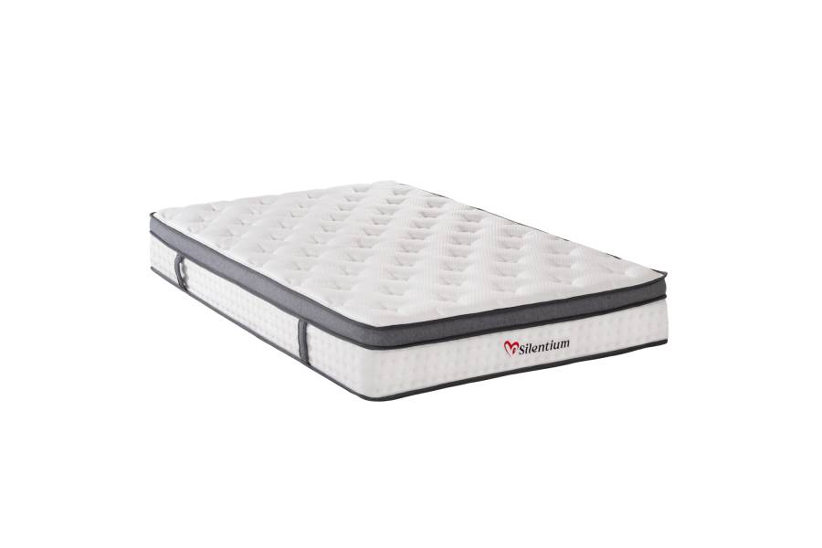 ΣΤΡΩΜΑ ΔΙΠΛΟ SILENTIUM HM749.05 POCKET SPRINGS--ΛΕΥΚΟ 150x200x30Υεκ.