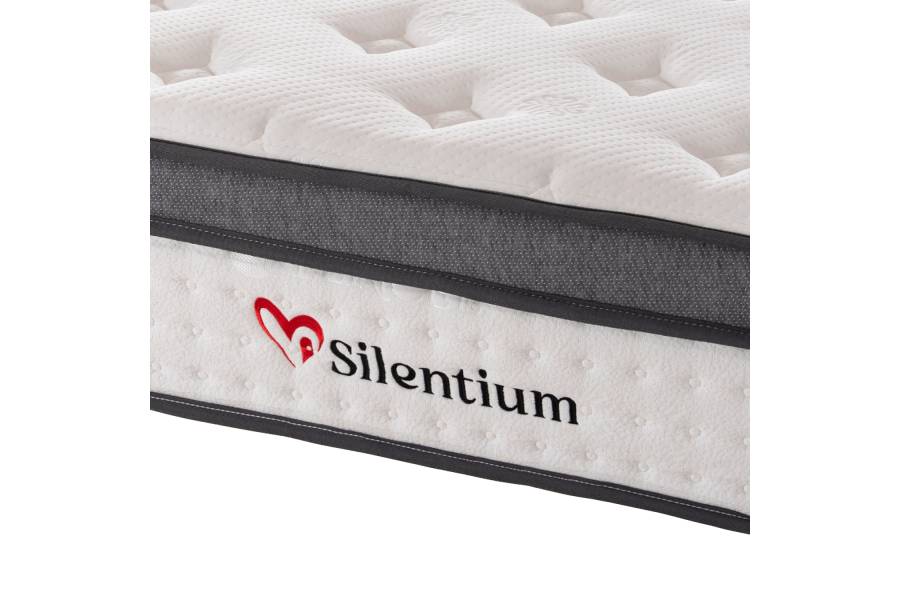 ΣΤΡΩΜΑ ΔΙΠΛΟ SILENTIUM HM749.05 POCKET SPRINGS--ΛΕΥΚΟ 150x200x30Υεκ.