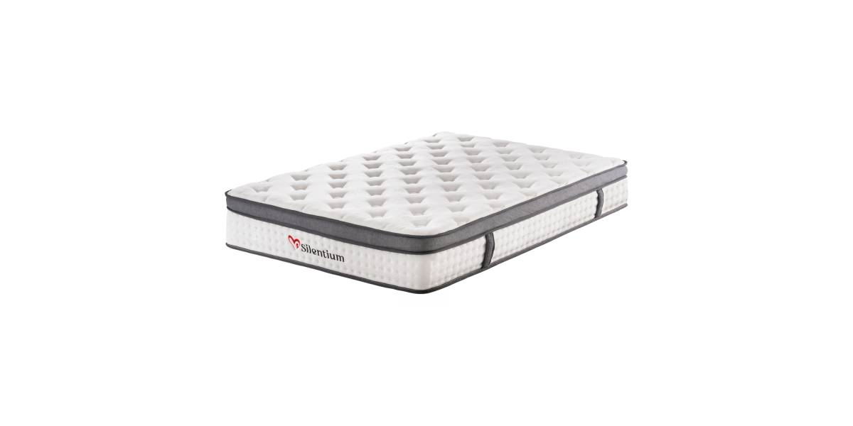 ΣΤΡΩΜΑ ΔΙΠΛΟ SILENTIUM HM749.04 POCKET SPRINGS--ΛΕΥΚΟ 140x200x30Υεκ.