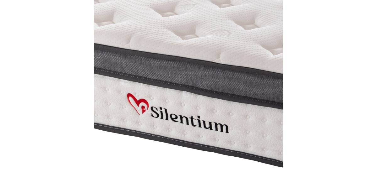 ΣΤΡΩΜΑ ΜΟΝΟ SILENTIUM HM749.01 POCKET SPRINGS--ΛΕΥΚΟ 90x190x30Υεκ.