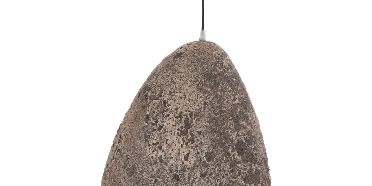 ΦΩΤΙΣΤΙΚΟ ΟΡΟΦΗΣ ΜΕ ΟΨΗ ΠΕΤΡΑΣ STONER (S) HM4417.04 ΓΚΡΙ--37x30x45Υεκ.