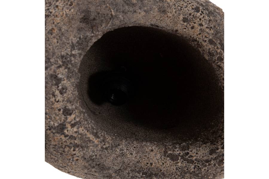 ΦΩΤΙΣΤΙΚΟ ΟΡΟΦΗΣ ΜΕ ΟΨΗ ΠΕΤΡΑΣ STONER (S) HM4417.04 ΓΚΡΙ--37x30x45Υεκ.