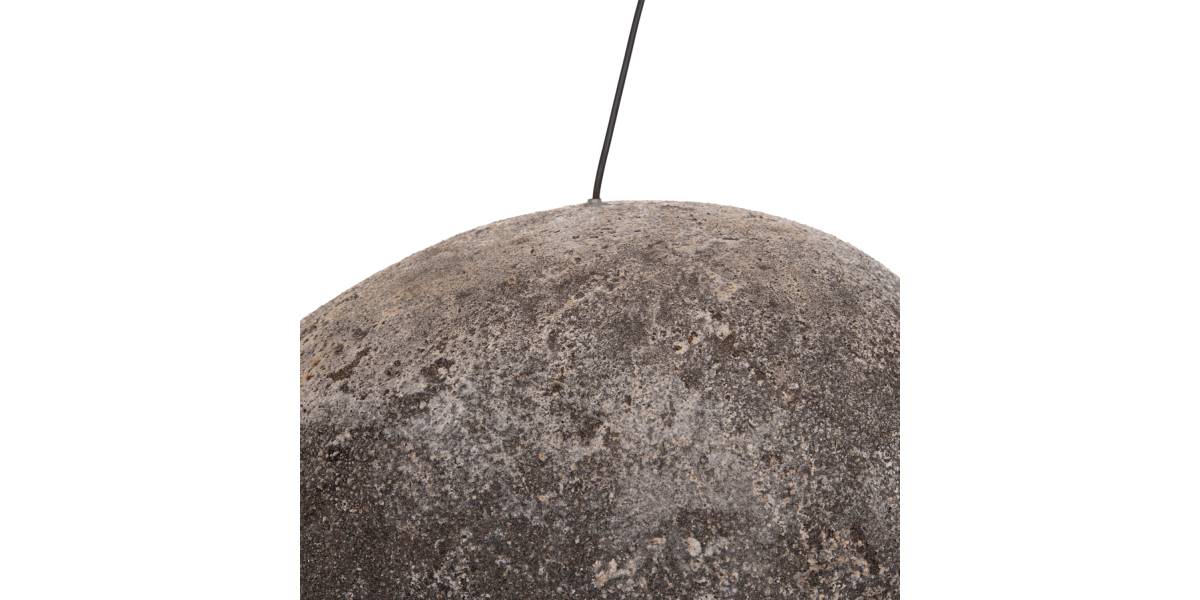 ΦΩΤΙΣΤΙΚΟ ΟΡΟΦΗΣ ΜΕ ΟΨΗ ΠΕΤΡΑΣ STONER (M) HM4418.04 ΓΚΡΙ--55x45x40Υεκ.