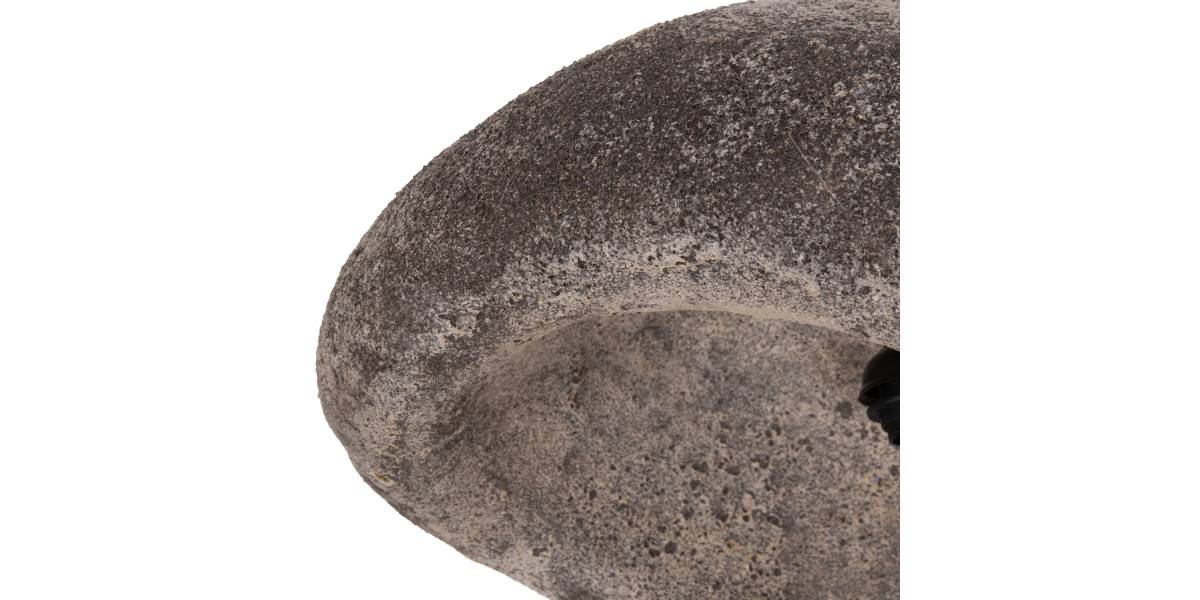 ΦΩΤΙΣΤΙΚΟ ΟΡΟΦΗΣ ΜΕ ΟΨΗ ΠΕΤΡΑΣ STONER (M) HM4418.04 ΓΚΡΙ--55x45x40Υεκ.