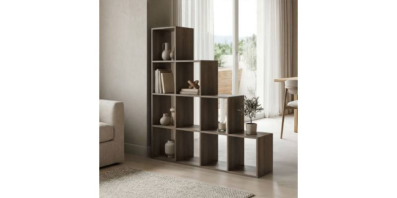 Βιβλιοθήκη Scala pakoworld sonoma 129.5x29x129.5εκ