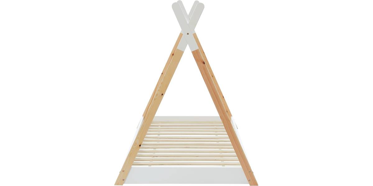 ΚΡΕΒΑΤΙ ΠΑΙΔΙΚΟ ΜΕ ΣΤΡΩΜΑ MUNK HM21308 ΞΥΛΟ ΠΕΥΚΟΥ ΦΥΣΙΚΟ-ΛΕΥΚΟ--ΣΤΡΩΜΑ 90x190εκ