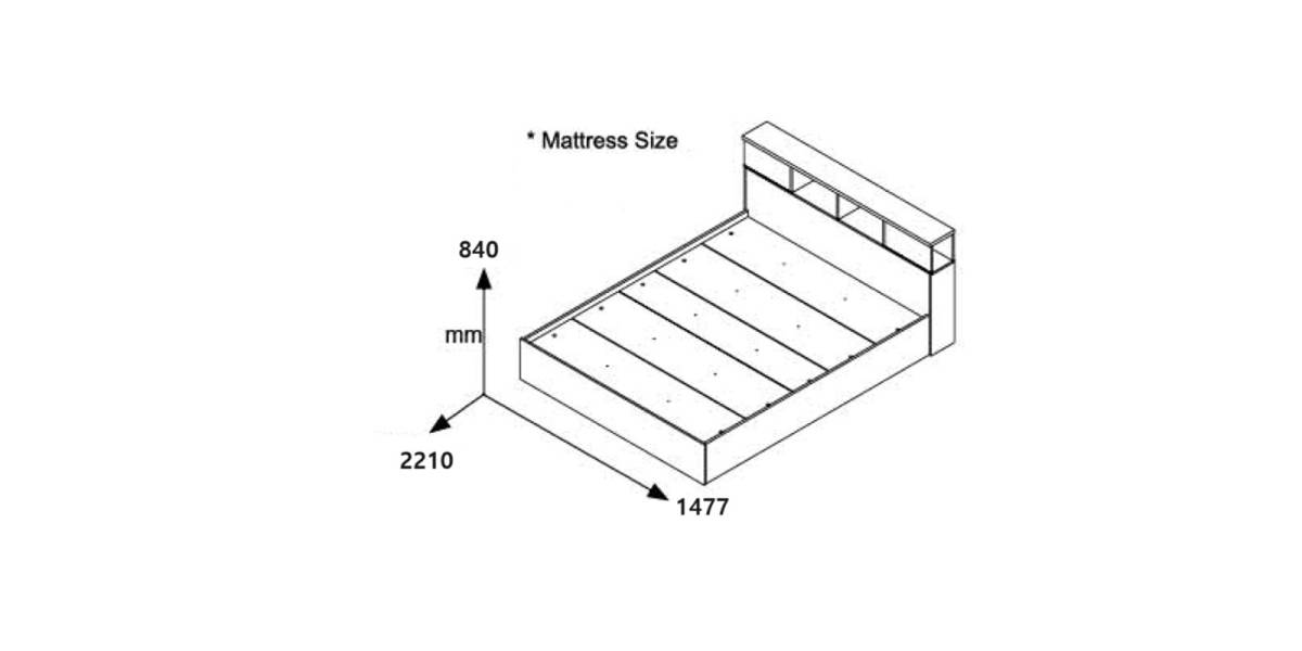 Σετ Κρεβατοκάμαρας Olympus White με Κρεβάτι 140x200εκ Σετ 2τεμ