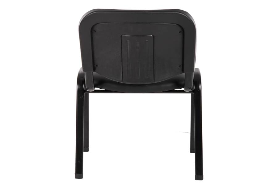 ΚΑΡΕΚΛΑ JANISHA HM1010.01 ΜΕ ΔΕΡΜΑΤΙΝΗ PU ΜΑΥΡΟ 53,5x59x77 εκ.