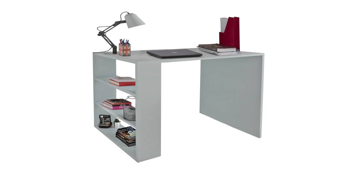 ΓΡΑΦΕΙΟ ΥΠΟΛΟΓΙΣΤΗ AVELINE ΜΕΛΑΜΙΝΗΣ ΛΕΥΚΟ HM8884.01 90Χ50Χ70Υεκ.