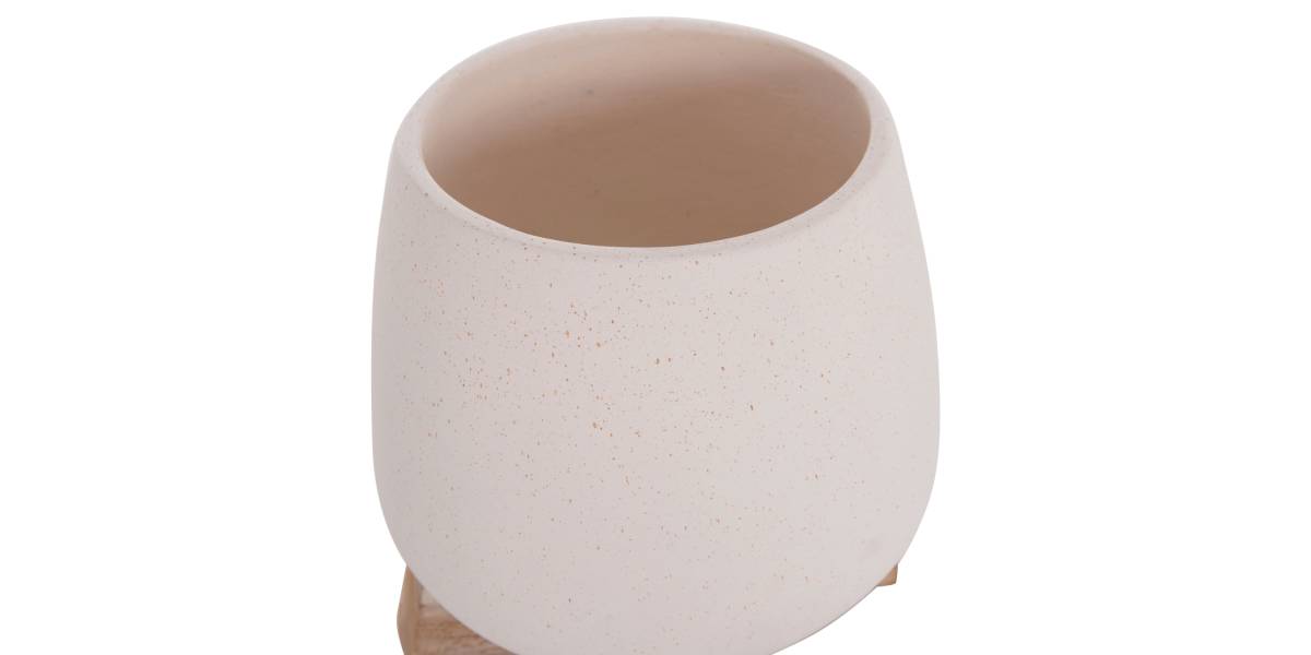 ΓΛΑΣΤΡΑ ΕΣ.ΧΩΡΟΥ FRELLO HM4674.02S ΛΕΥΚΟ FIBER CEMENT--TEAK ΒΑΣΗ 14,5x14,5x16Υεκ.