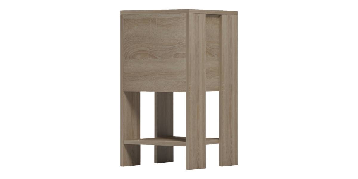 Κομοδίνο Reppo pakoworld sonoma 30x30x55εκ