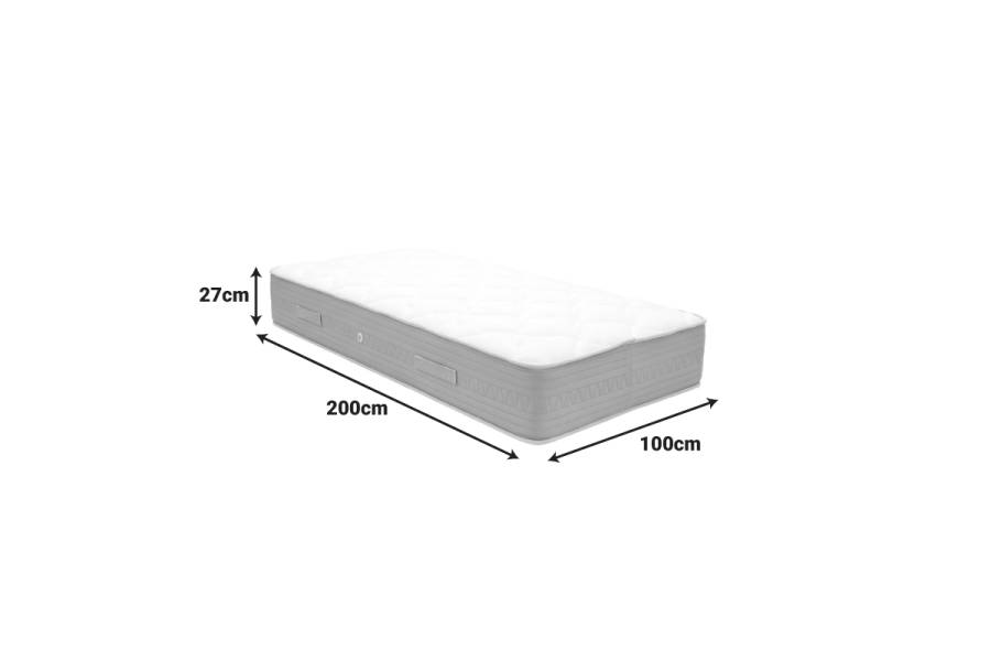 Στρώμα Sleepy pakoworld bonnel spring διπλής όψης 27cm 100x200εκ