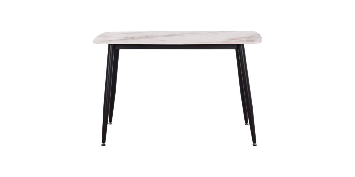 ΤΡΑΠΕΖΙ RAVEN HM9854.04 ΚΕΡΑΜΙΚΟ TOP ΜΕ ΟΨΗ ΜΑΡΜΑΡΟΥ τ.CALACATTA 120x70x73Υεκ.