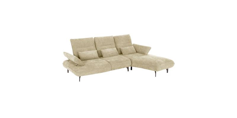ΓΩΝΙΑΚΟΣ ΚΑΝΑΠΕΣ (ΔΕΞΙΑ) CONVERT HM3268.01R ΕΚΡΟΥ ΥΦΑΣΜΑ 283x188x100Υεκ.